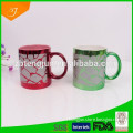 Metallic mug ceramic, colored mug, customized mug unique